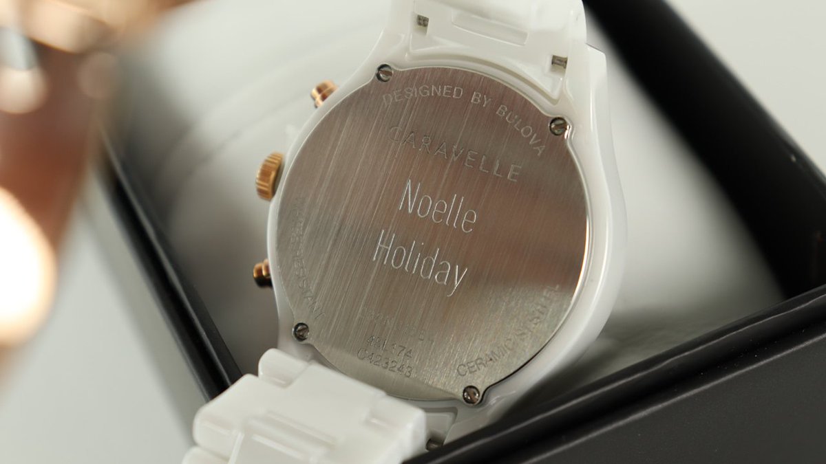 Comfnani's tweet image. One of THE funniest things about the Spamton sweepstakes is that Noelle's watch has a brand on it, you can buy this. You can own the (not quite) canonical wrist watch Noelle has and probably get it engraved too if you have enough money.