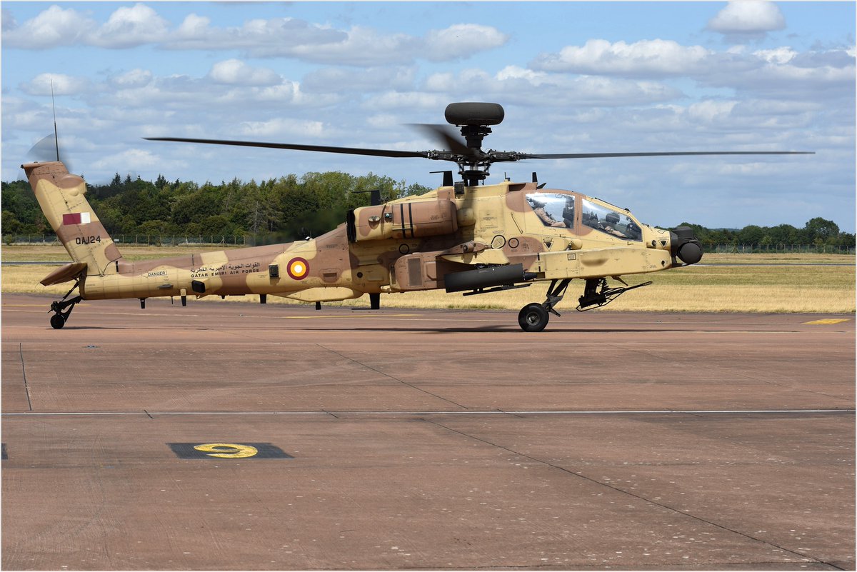 Dave Chapman (@davechapman67) on Twitter photo Not just any old Apache but a Qatar emiri air force desert camo apache . So much better looking than the usual all black . Another great addition to <a href="/airtattoo/">Royal International Air Tattoo</a> 25 . <a href="/MOD_Qatar/">وزارة الدفاع - دولة قطر</a> Not just any old Apache but a Qatar emiri air force desert camo apache . So much better looking than the usual all black . Another great addition to <a href="/airtattoo/">Royal International Air Tattoo</a> 25 . <a href="/MOD_Qatar/">وزارة الدفاع - دولة قطر</a>