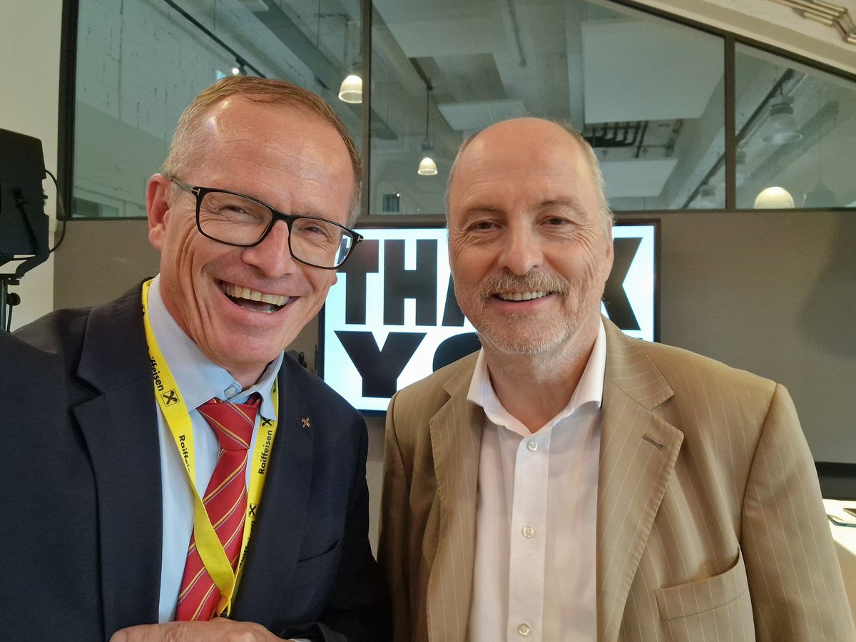 GunterFehlinger's tweet image. It was a great honor to meet a great European Klaus Welle, former SG of European Parliament in Vienna
