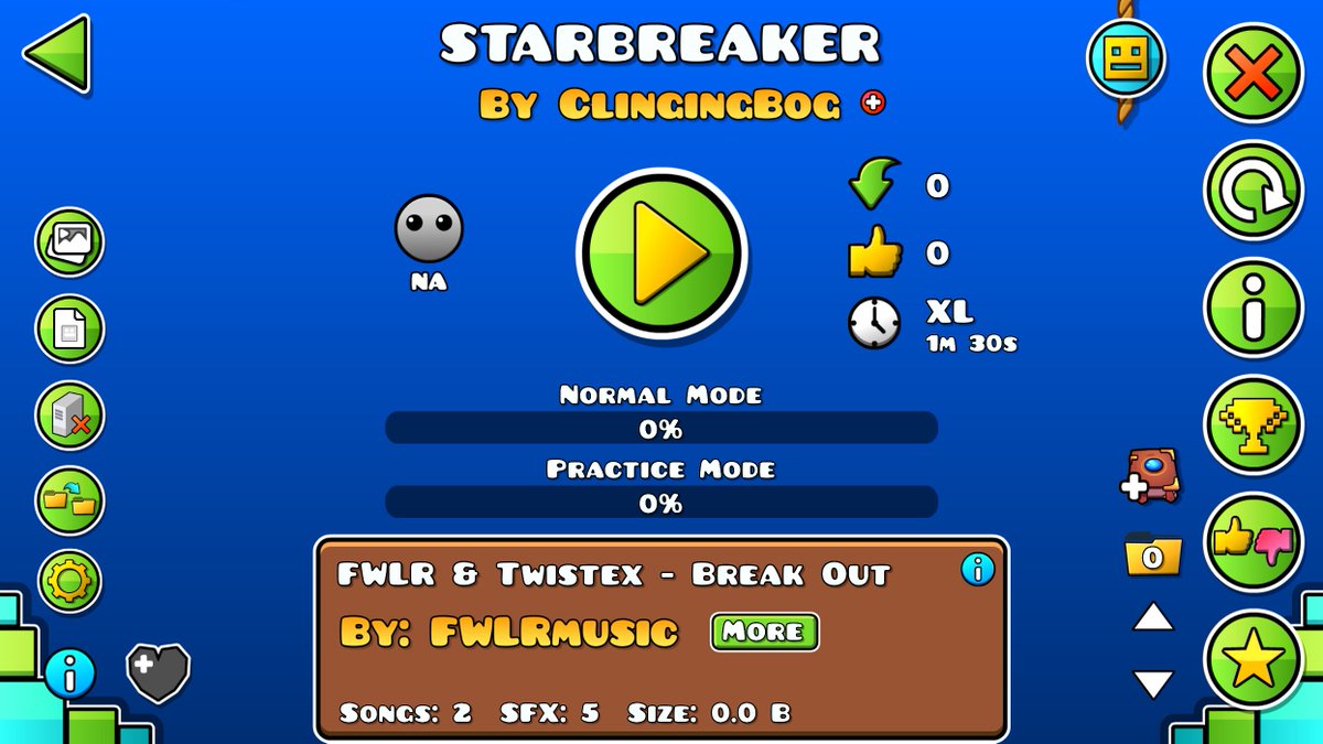 STARBREAKER released
90 hours of work, my hardest level yet
drop gp &amp; verified by s0ggycat