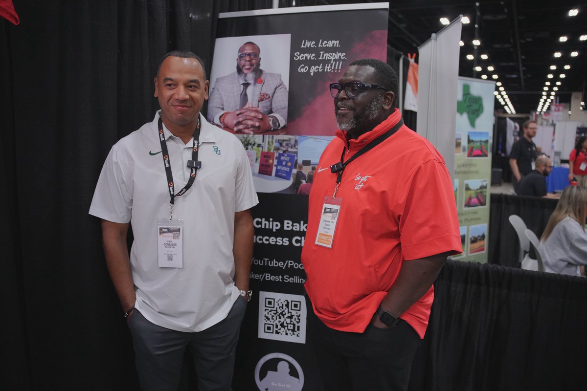 Chip Baker- The Success Chronicles (@chipbaker19) on Twitter photo S/o to the College Coaches that came through at <a href="/THSCAcoaches/">THSCA</a> Clinic! Thx intentionally connecting, means a lot! Rice, Baylor, Texas A&M, UT, UH and UTRGV <a href="/CoachWilson_/">J. Wilson</a> , <a href="/_Co_Jack/">Steven Jackson</a> , <a href="/CoachChadJ/">Chad Johnson</a> , <a href="/realCoachG/">Paul Gonzales</a> <a href="/Thamannjr/">Coach Mann M.Ed.</a> @pop_cooney <a href="/jaycee43public/">Joshua Childs</a>, <a href="/CoachWEFritz/">Coach Willie Fritz</a> , <a href="/CoachRegalado/">Marco Regalado</a> S/o to the College Coaches that came through at <a href="/THSCAcoaches/">THSCA</a> Clinic! Thx intentionally connecting, means a lot! Rice, Baylor, Texas A&M, UT, UH and UTRGV <a href="/CoachWilson_/">J. Wilson</a> , <a href="/_Co_Jack/">Steven Jackson</a> , <a href="/CoachChadJ/">Chad Johnson</a> , <a href="/realCoachG/">Paul Gonzales</a> <a href="/Thamannjr/">Coach Mann M.Ed.</a> @pop_cooney <a href="/jaycee43public/">Joshua Childs</a>, <a href="/CoachWEFritz/">Coach Willie Fritz</a> , <a href="/CoachRegalado/">Marco Regalado</a>