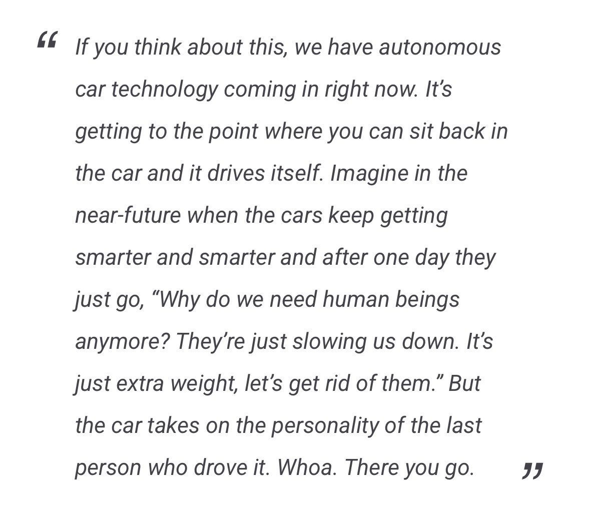 BIBlBIB's tweet image. according to the creative director of the Cars universe humans once existed but the cars overthrew them and took on their personalities
