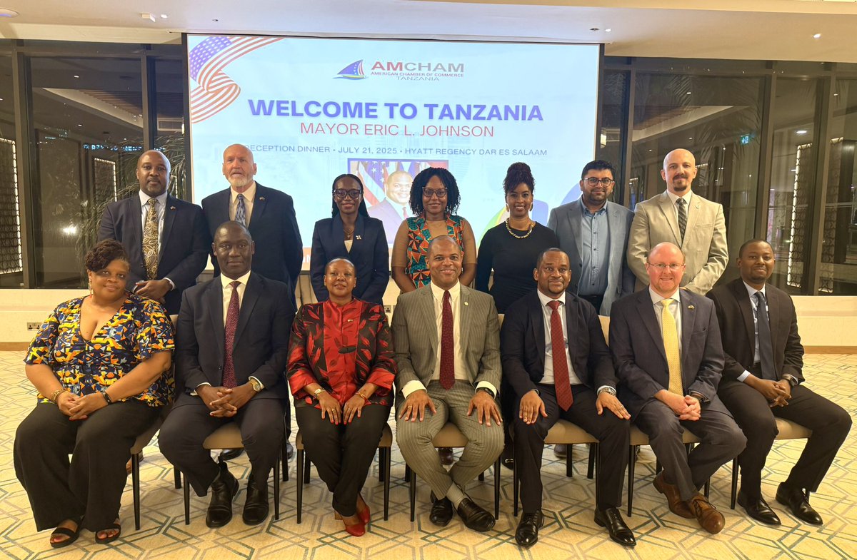 Johnson4Dallas's tweet image. Thank you to the American Chamber of Commerce Tanzania (@AmChamTZ) for your warm hospitality and for supporting our mission to build strong economic ties between Tanzania and Dallas. Asante sana! 🇺🇸🇹🇿