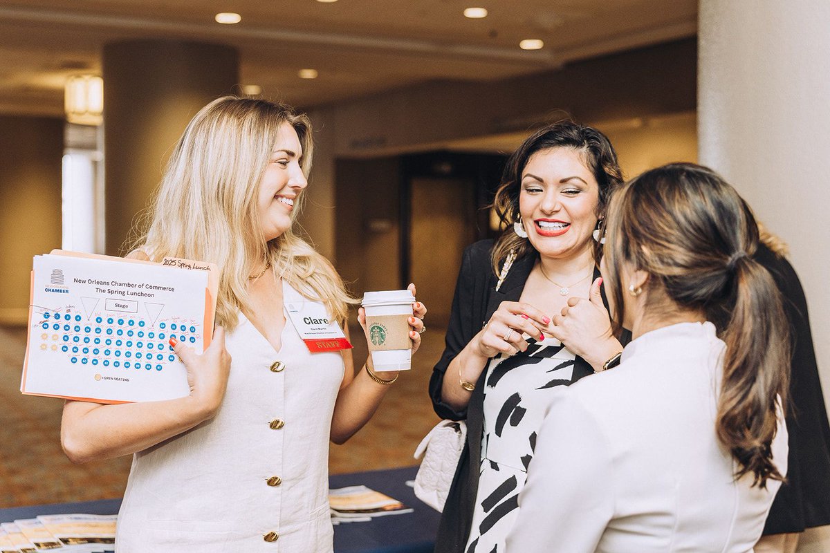 🍷 Good conversations, local connections, and a beautiful venue? 
Yes please.
Join us at Chamber After 5 next Wednesday at Common House!
Register here: neworleanschamber.org/events/details… 
Photos by: @anthonylamothephotography

 #NOLAConnects #nolacommunity #nolachamber