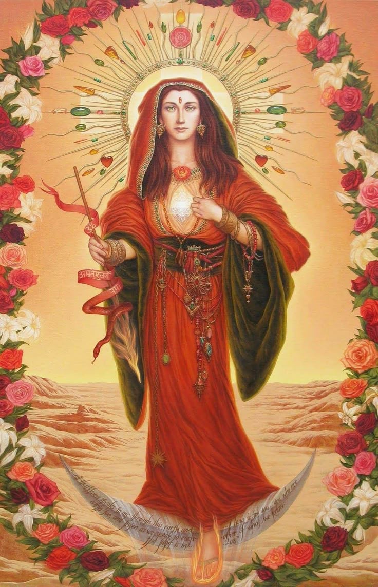 On the Feast Day of Mary Magdalene, companion of the Saviour, may the Mysteries of the Divine Feminine be kindled in many hearts! May the Goddess be recognised in every faith!💗🔥