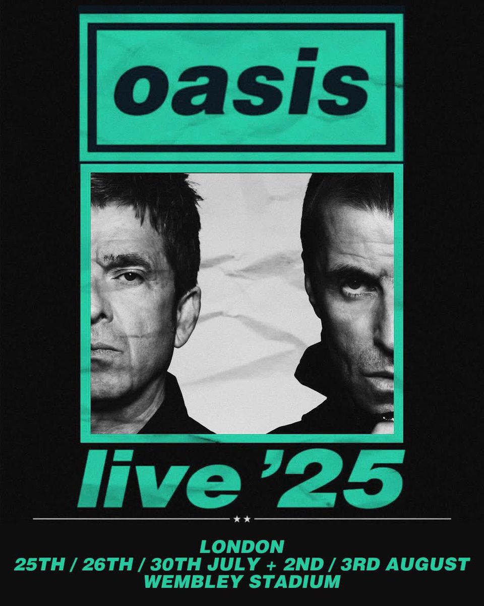 LONDON.

#OasisLive25