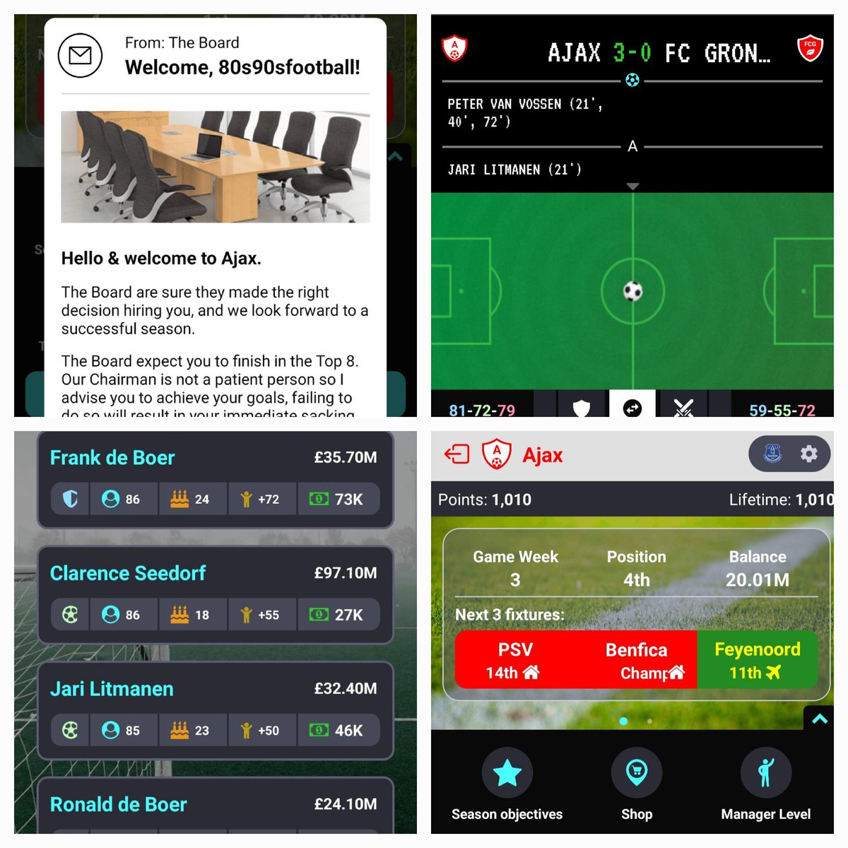 80s90sfootball's tweet image. Looking for something to do this summer? Look no further than @RetroFootyMan #RFM25
Manage your favourite teams from the past to the present day
Join the fun and download for FREE using the link below👇
rfm25.onelink.me/AFls/80s90s
