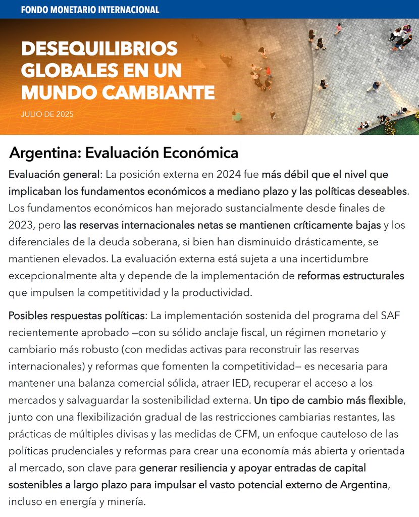 porquetendencia's tweet image. "El FMI":
Por su evaluación sobre Argentina en el informe que publicó