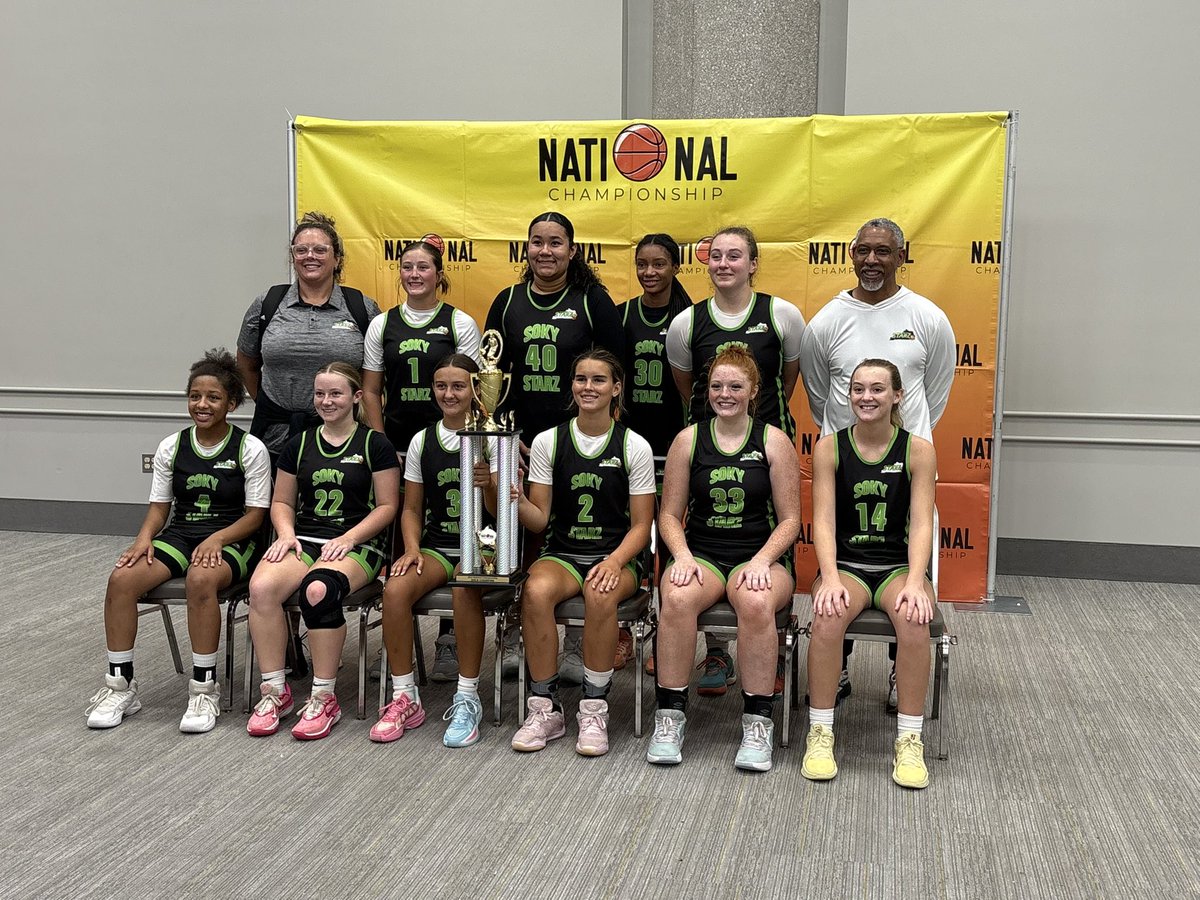 ladyraiderhoops's tweet photo. Congrats to WEHS Jrs. Brelynn Wardlow and Brooklynn Neville and their SOKY  STARZ 2027 team for winning the  National Championship in Louisville this past weekend. Great group of talented  ladies. Way to go ladies. Keep putting in the work! https://t.co/DjBVJ6pjgd