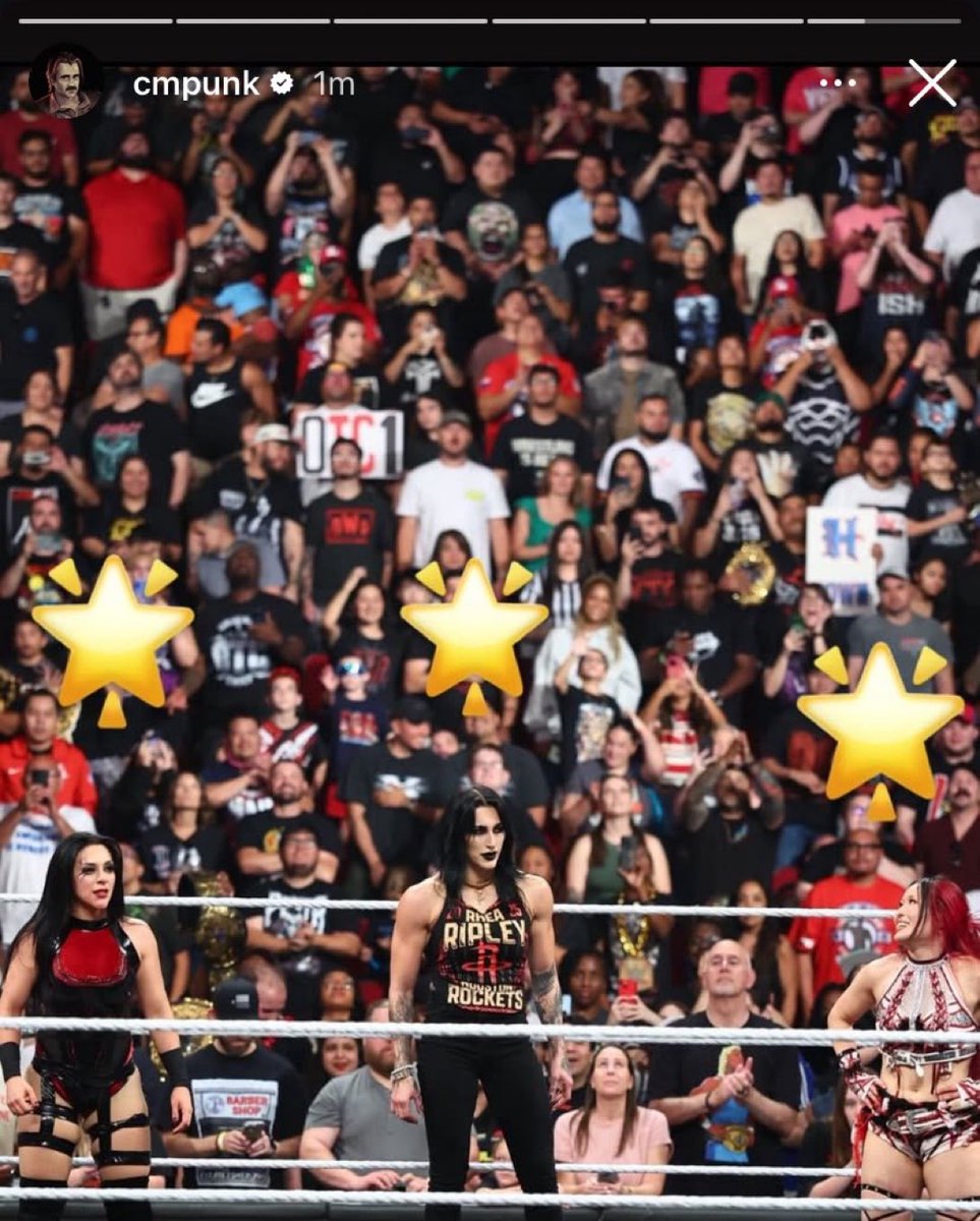 heel_ucey's tweet image. Cm punk knows iyo sky, Rhea Ripley and Stephanie Vaquer are the 3 best women wrestlers today
No fake CEO no bad acting needed
Just pro wrestlers