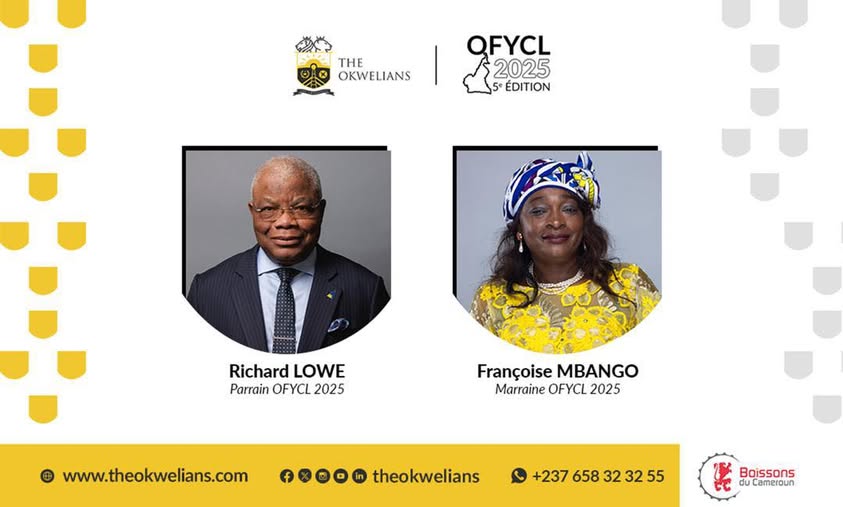 #OFYCL2025 | Nous sommes honorés de vous présenter le parrain et la marraine de l’édition 2025 de notre programme d’excellence, The Okwelians Fellowship for Young Cameroonian Leaders.

Voir plus ici : linkedin.com/posts/the-okwe… 

#OFYCL  #Leadership  #Cameroun