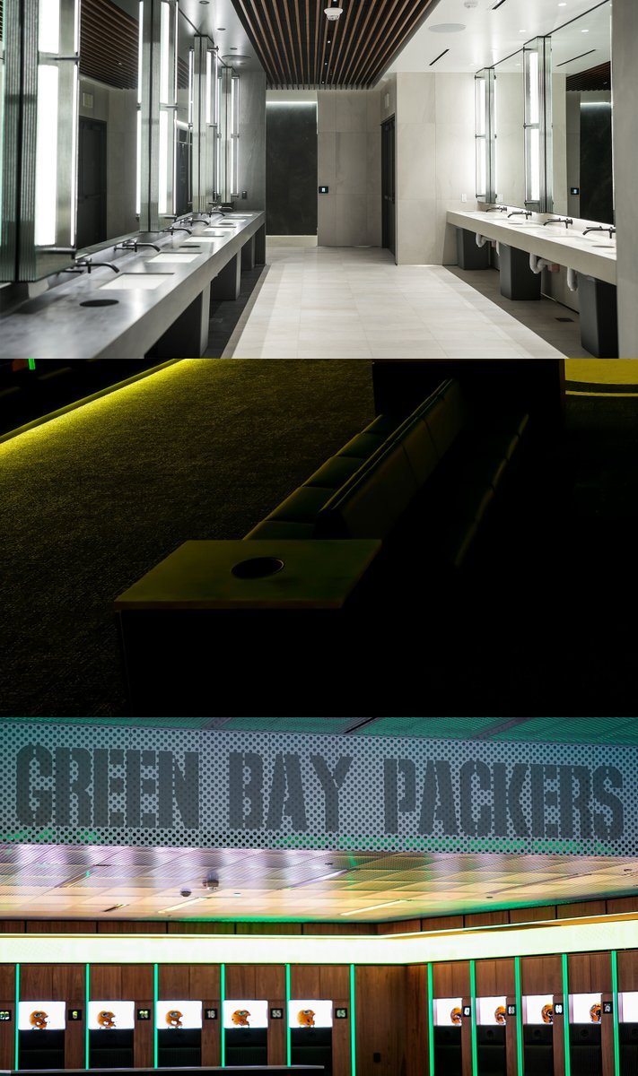 packers's tweet photo. Allow us to reintroduce ourselves.

Officially unveiling our brand new locker room! https://t.co/2VjD9E8gaw