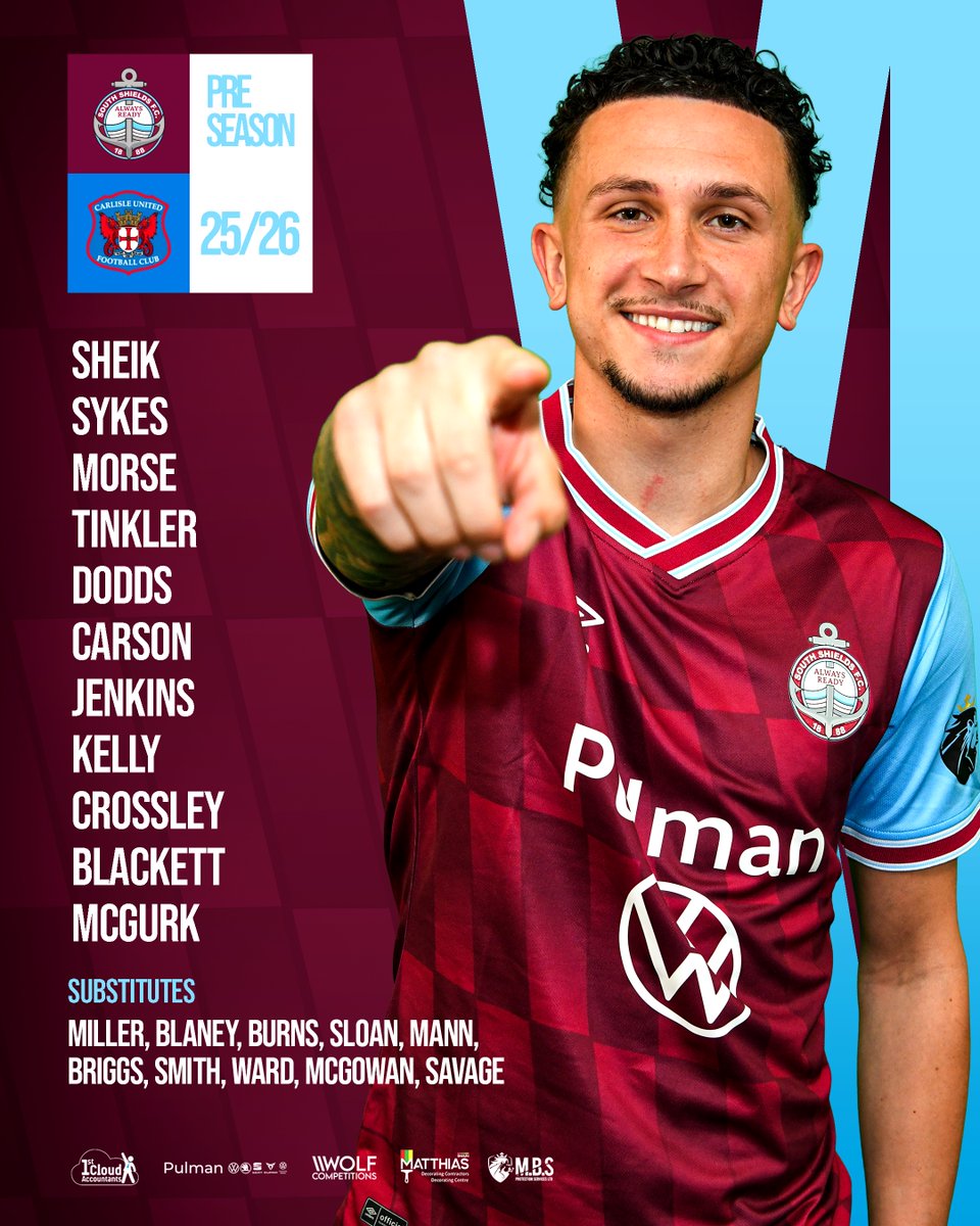 Your Mariners XI to face <a href="/officialcufc/">Carlisle United</a> 

#SSFC #AlwaysReady