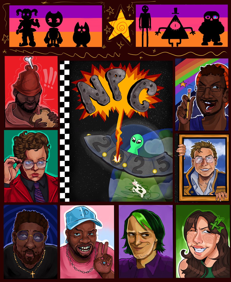Sticky_Starz's tweet photo. Were you a victim of two girls putting you in a @NerdcorePC year book? Then, there’s a 50% chance I drew you!!! Since me and @ltslillysworld both have such amazing art styles, I wouldn’t hold it against you if you couldn’t tell who drew who. So, here’s what I did!!! https://t.co/prc3IdUXbf