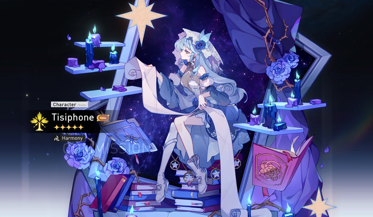 Elf_EXAR's tweet image. for @dolceandsyn ✨📘

#HSR #honkaistarrail