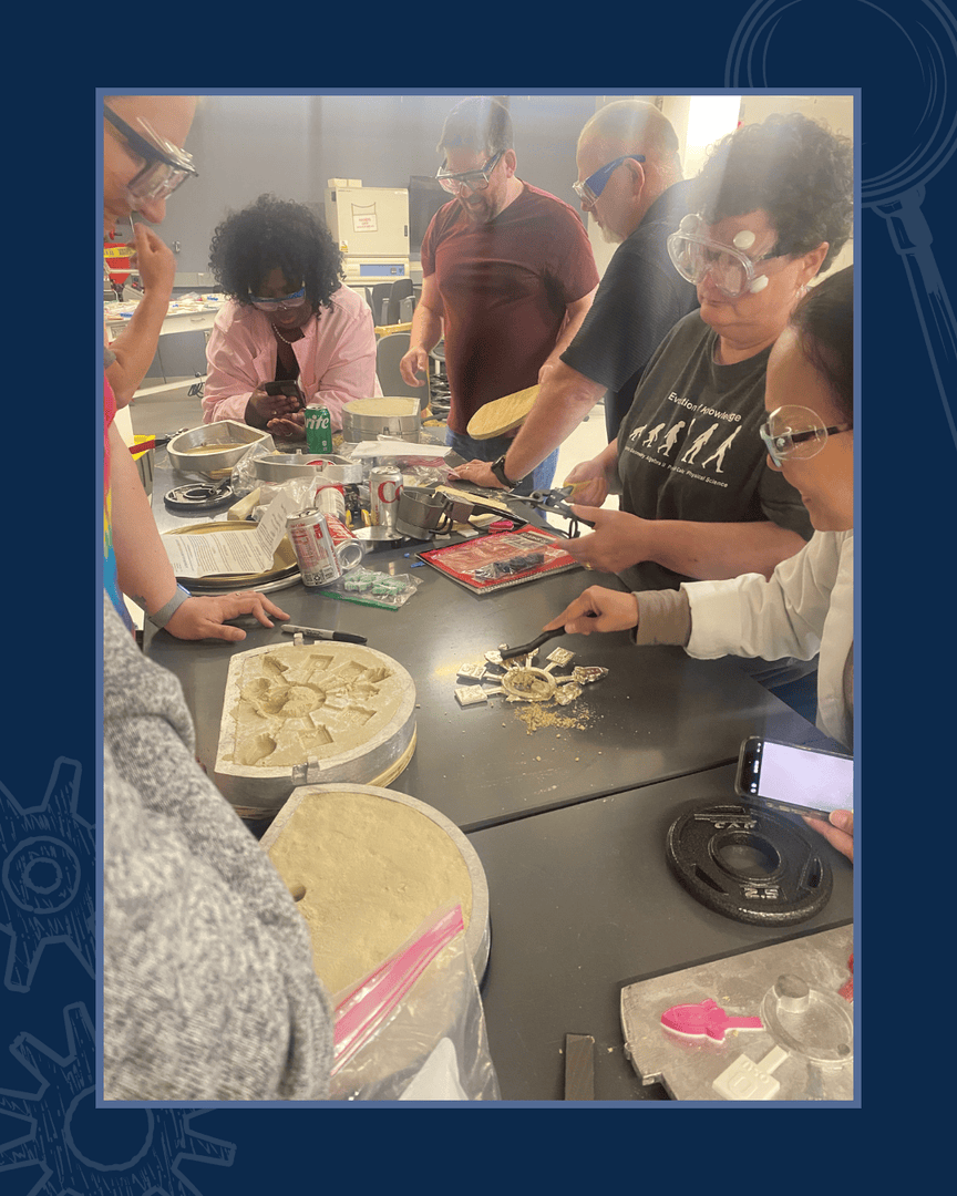 FEF_INC's tweet image. FEF was proud to support the ASM Materials Camp–Teachers®, where passionate educators came together to level up their materials science instruction! The camp helped educators deepen their materials science skills through hands-on labs, demos, and collaboration! 🧪📚🔬