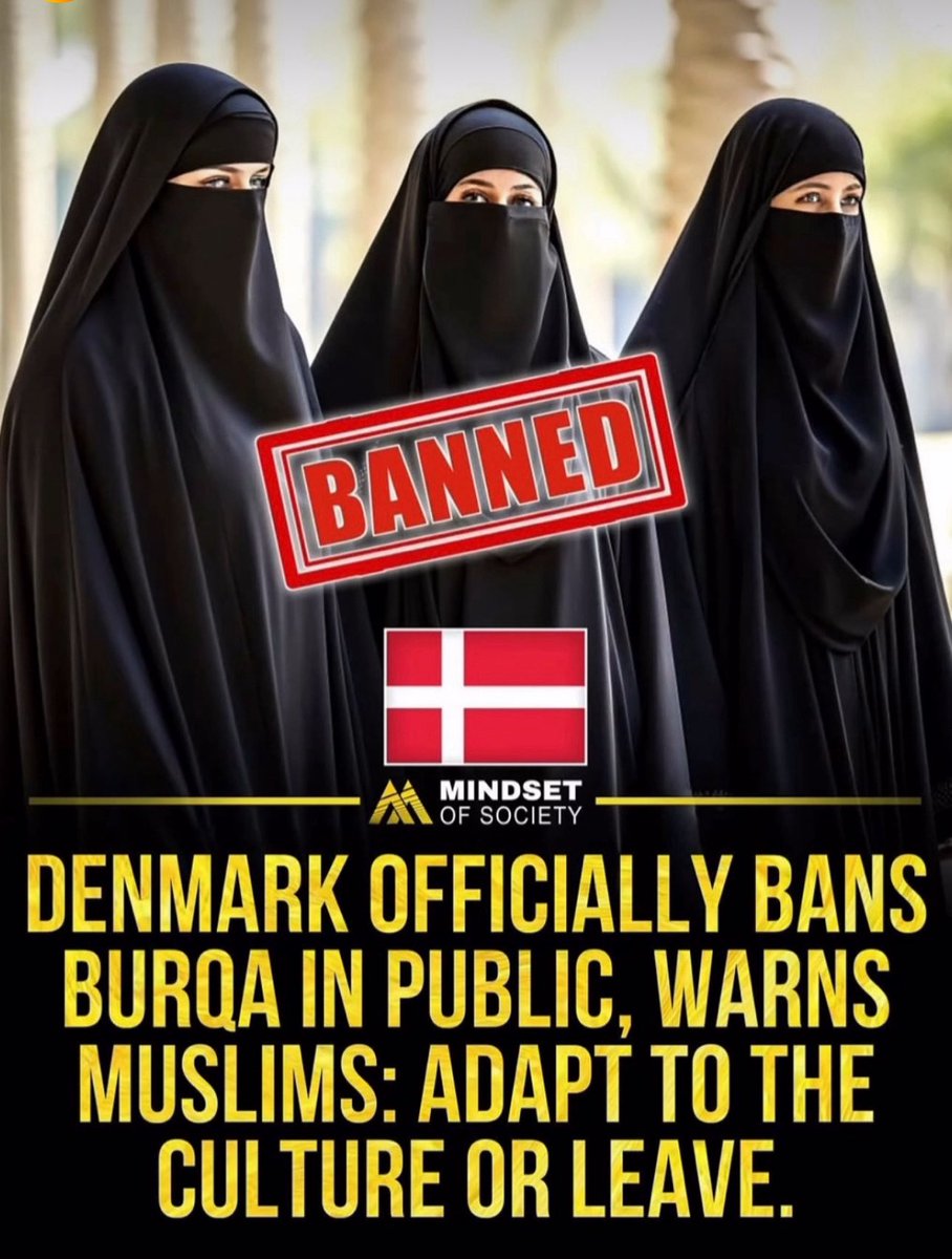 SavagelyLoud's tweet image. Every country on earth should be following suit. Force them to assimilate and adapt or go back to the place they say is so great.
#muslim #letsgo #savagelyloud