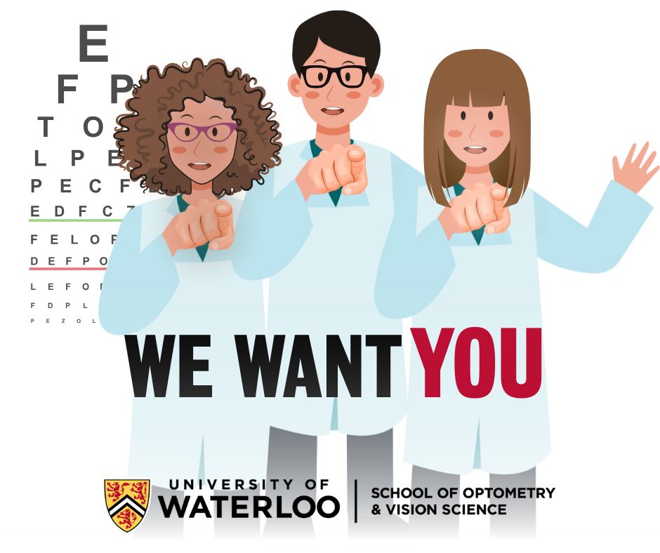 UwOptometry's tweet image. Reminder: We have SIX faculty positions open. We are currently accepting applications and the positions will remain open until filled. Come teach and research here! uwaterloo.ca/optometry-visi…
#Hiring #Optometry #VisionScience