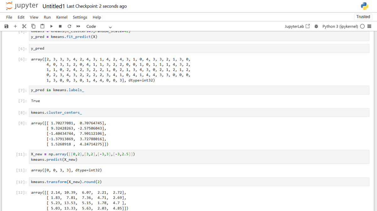 jdhruv14's tweet image. Log Day 16 :
> Studied K-means clustering from Hands on ML, yet to study DBSCAN method.
> Talked to this amazing guy @Hidden_Neuron_ for around 1:5 hours. I already feel like he’s become a mentor of mine.
> Shared some resources with folks so they can start their own journey.
