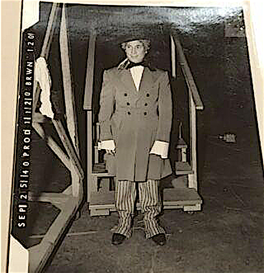 StoliarSteve's tweet image. Wardrobe test shot of Harpo on the set of &quot;Go West&quot; in September of 1940.
