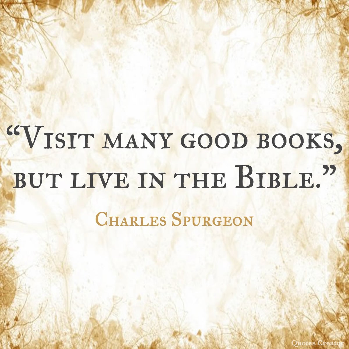 “Visit many good books, but live in the Bible.” — Charles Spurgeon

#Truth #Quote #Scripture #Quotes #BibleStudy