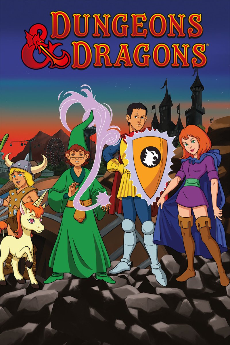 RATVPod's tweet image. This week we're bringing back 3 episodes of the podcast from 2021 for your listening pleasure where @televisionaryZW & @battyhearst took a look at 70's scifi show Buck Rogers in the 25th Century, 90's sitcom Dave's World & the 80's Saturday morning Dungeons & Dragons cartoon.