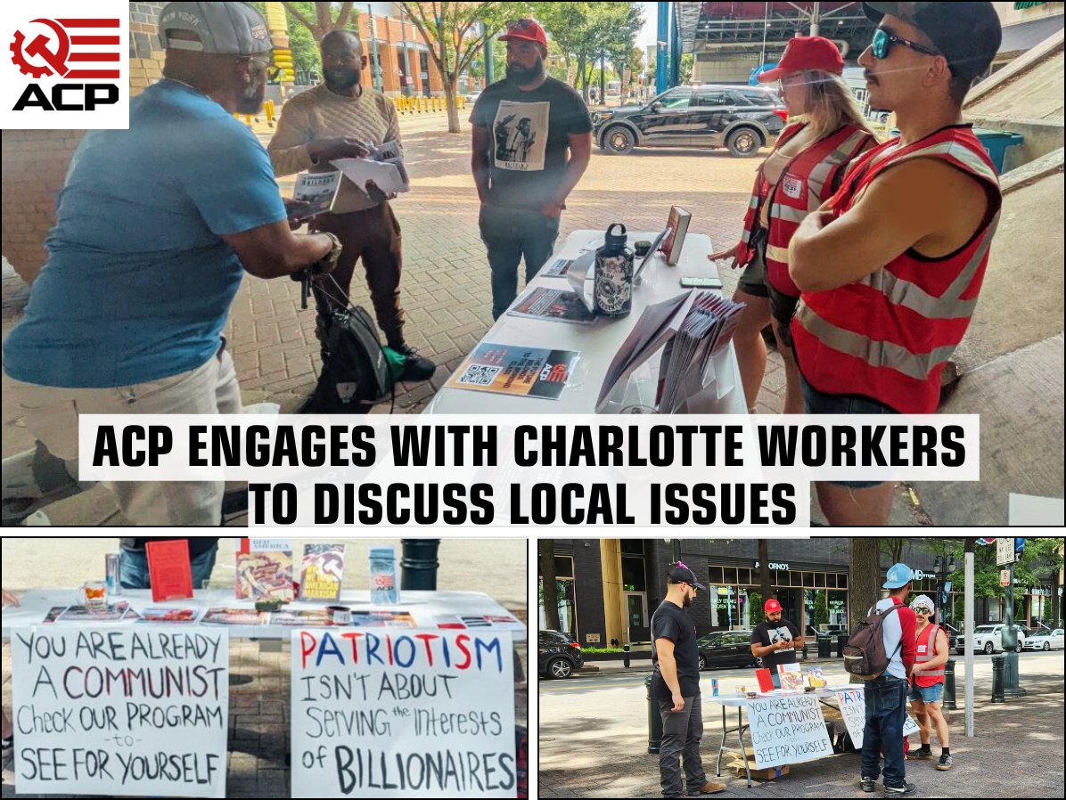 ACP_NC's tweet image. The working people of Charlotte don't stand alone. ACP NC supports North Carolinians from Appalachia to the Queen City and beyond!