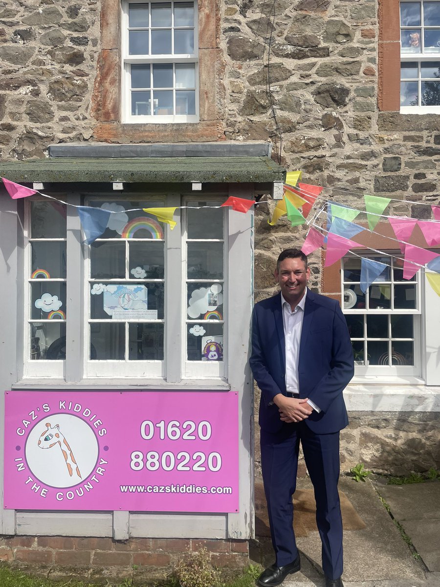 Miles4Lothian's tweet image. Fantastic to visit Caz's Kiddies in the Country in Athelstaneford today to talk about early years provision.
It was great to see how Carol and the team have created such a welcoming home from home environment and positive ethos to provide child care to families in East Lothian.