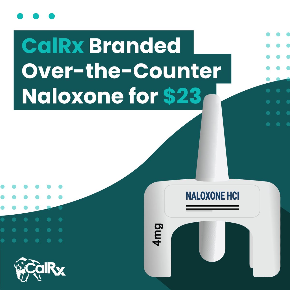 Cal_HHS's tweet image. The price of CalRx naloxone is now $23 per twin pack!
Same life-saving power. Lower cost.
Get your pack of naloxone today to help save a life at calrx.ca.gov/get-naloxone.