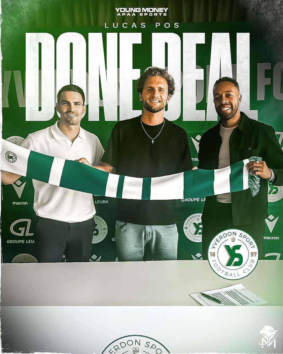 YMAPAAsoccer's tweet image. ✍️ Done Deal: @YMAPAAsports athlete Lucas Pos 🇨🇦🇺🇸🇨🇭has signed to @yverdonsport of the Swiss Challenge League 🇨🇭.
Good luck Lucas! 🤝