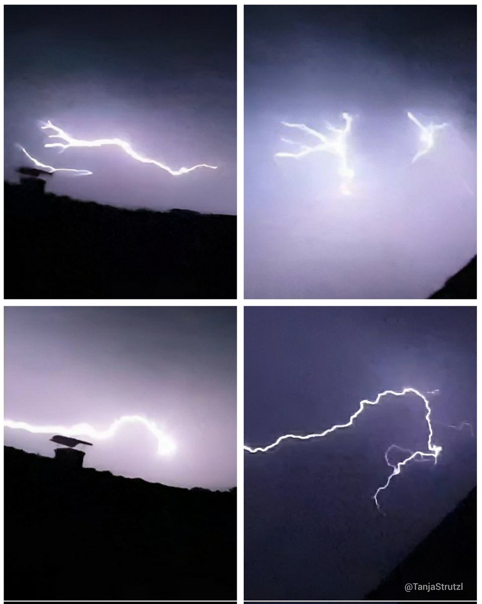 TanjaStrutzl's tweet image. I love filming #lightnings and then taking screenshots of them.
They're frightening, but also look fascinating.
🌩😍