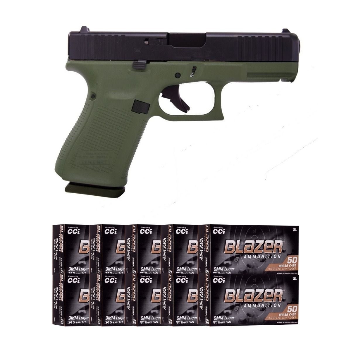 Iraqveteran8888's tweet image. Glock G19 Gen5 9mm in Battlefield Green w/ 500rds CCI Blazer 9mm on sale for $540 at PSA. That’s a crazy good deal.
*Affiliate link
Grab it here: alnk.to/6IHrwRQ