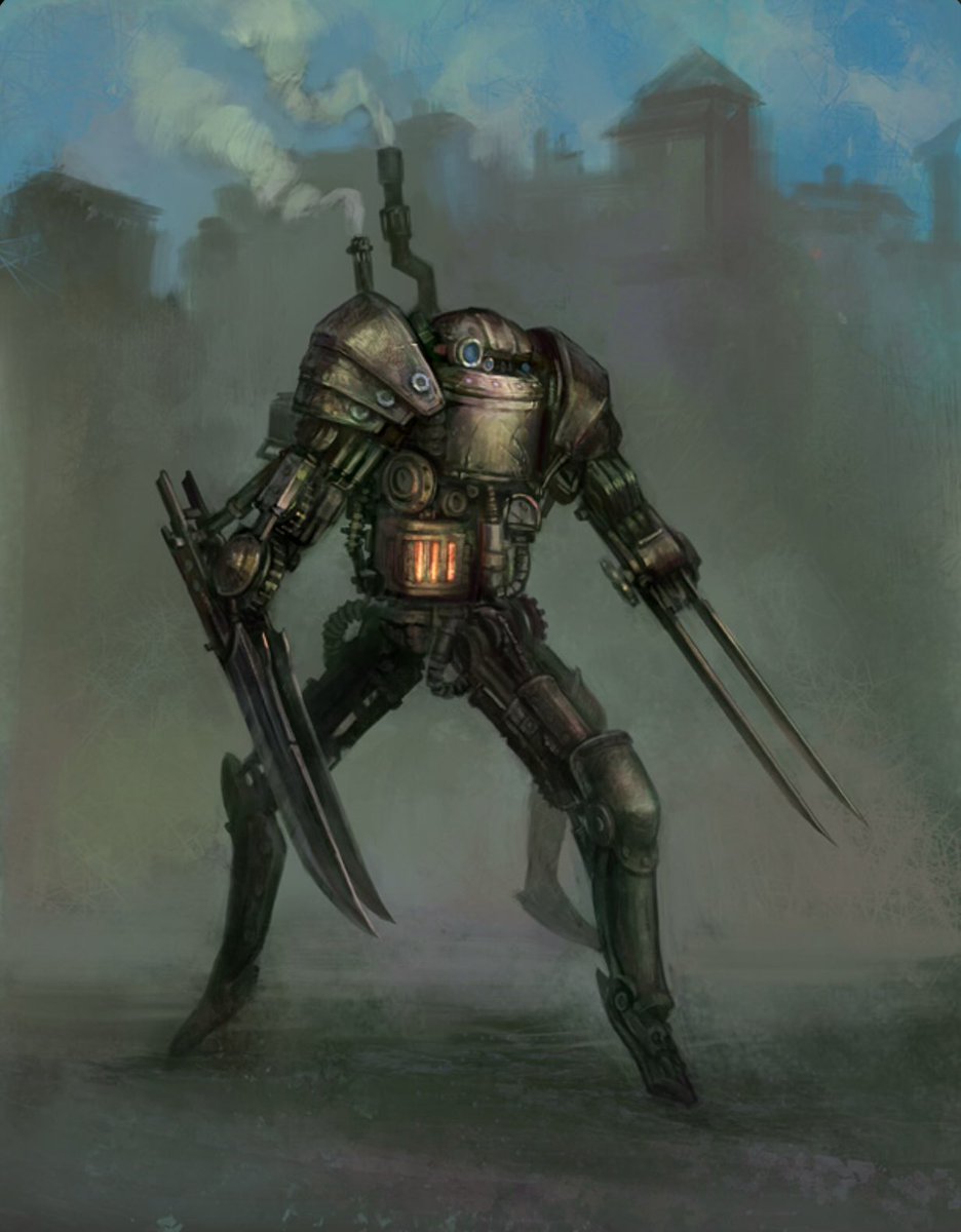realRPGames's tweet image. The technology level in Terah is based roughly on Earth's tech in 1968, except since it's mostly powered by steam, tech trends to be at least 3x the size.
No one wears a digital watch unless it's part of a prosthetic. 😜
Art by Snow Skadi