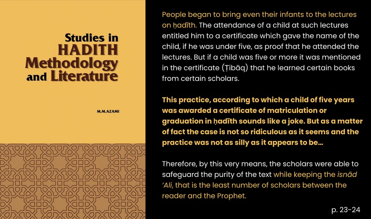 talkquran's tweet image. Hadith Sciences summed up:
"Not as ridiculous as it seems...