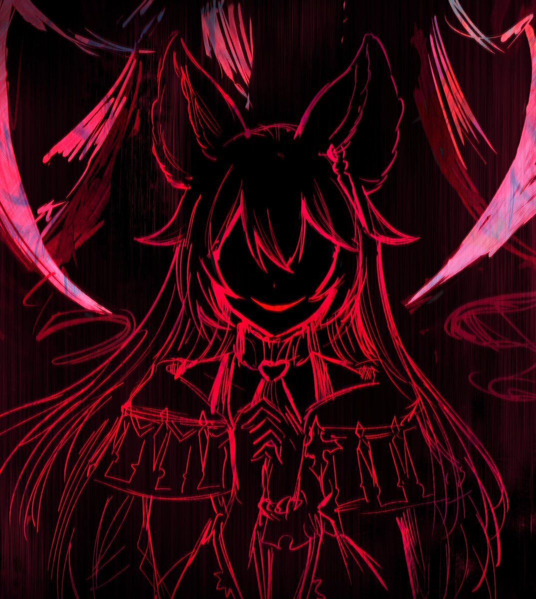 reupload the doodle I once created
....
but I ended up make it way edgier? 😭