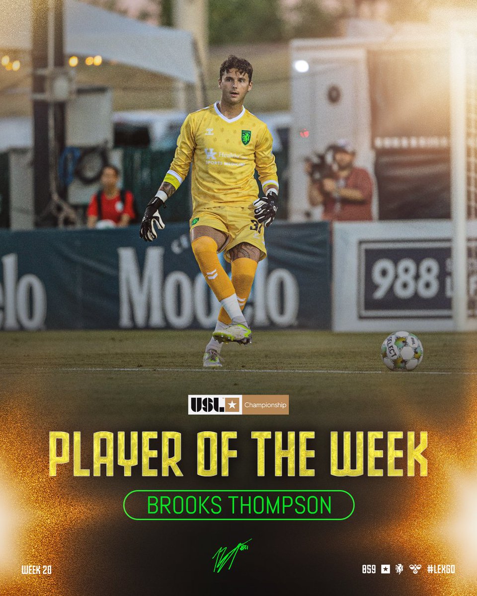 LexSCmen's tweet image. ๐ก๏ธ He saved ๐๐ฉ๐๐ฅ๐ฌ๐ง๐๐๐ก๐ ๐ก๏ธ
After his stellar performance this past Saturday, @BrooksThompson0 has been selected as @USLChampionship ๐๐ฅ๐๐ฒ๐๐ซ ๐จ๐ ๐ญ๐ก๐ ๐๐๐๐ค! ๐ฅ๐งค
#LexGo | #USLChampionship