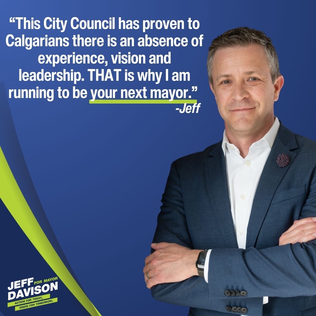 JeffDavisonYYC's tweet image. Today marks 90 days until you get to have your say in the civic election!
Calgarians don’t want a party system and they are fed up with more of the same from this City Council.
Join me:
-Jeff