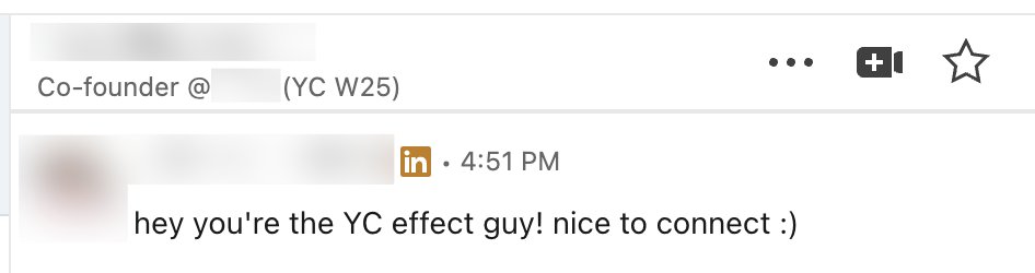 michaelfester's tweet image. Someone called me the “YC effect guy” the other day…
I haven’t been this happy since demo day.