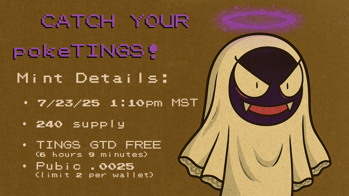 kevinthekorean (@kevinthekorean) on Twitter photo With just over 24 hours left..
WHO WANTS TO MINT FREE?
• follow <a href="/TraitlessbeINGS/">TINGS (Traitless beINGS)</a>
• like/retweet/tag 3
• drop wallet
Will add 3 to GTD FREE WL, picked randomly.**
Stay ready,
Stay traitless. With just over 24 hours left..
WHO WANTS TO MINT FREE?
• follow <a href="/TraitlessbeINGS/">TINGS (Traitless beINGS)</a>
• like/retweet/tag 3
• drop wallet
Will add 3 to GTD FREE WL, picked randomly.**
Stay ready,
Stay traitless.