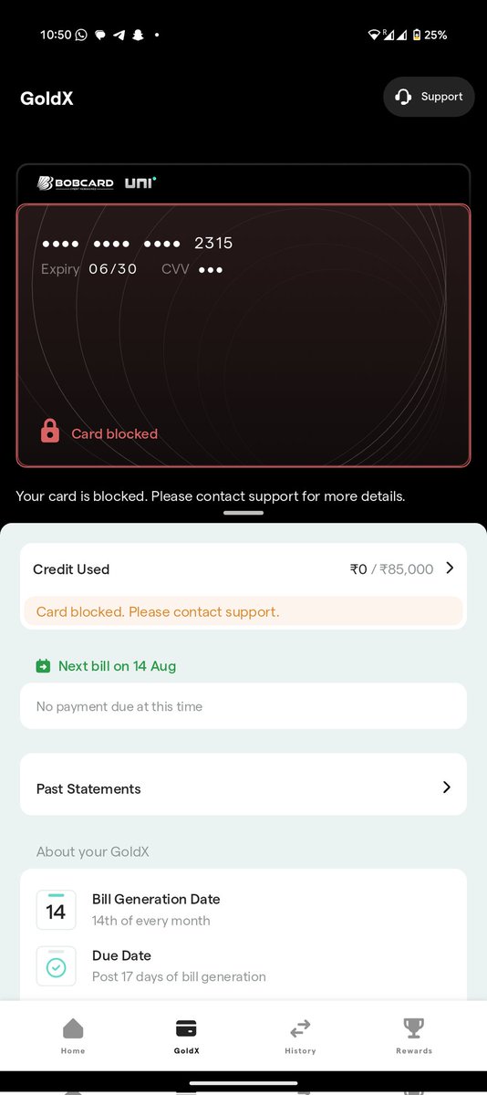 BhaiTeraPlayer's tweet photo. @bankofbaroda @bankofbaroda @BankofBarodaCEO you guys gave me a card and then blocked it because you were unable to deliver it to me on the same address which was verified by @cards_uni your own partner. Now it has been over a month and no new card is dispatched for me. Phone no - 8417090375 https://t.co/wLlYiDk2Qm