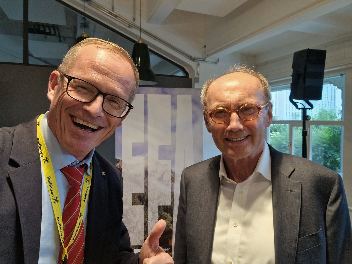 GunterFehlinger's tweet image. It is Alpbach time in Vienna today
30 days to go for the great European Forum in Austria celebrating 80 years Anniversary.
Today I congratulated President and great European @othmar_karas for the excellent prepartion and wish him success at @forumalpbach 2025