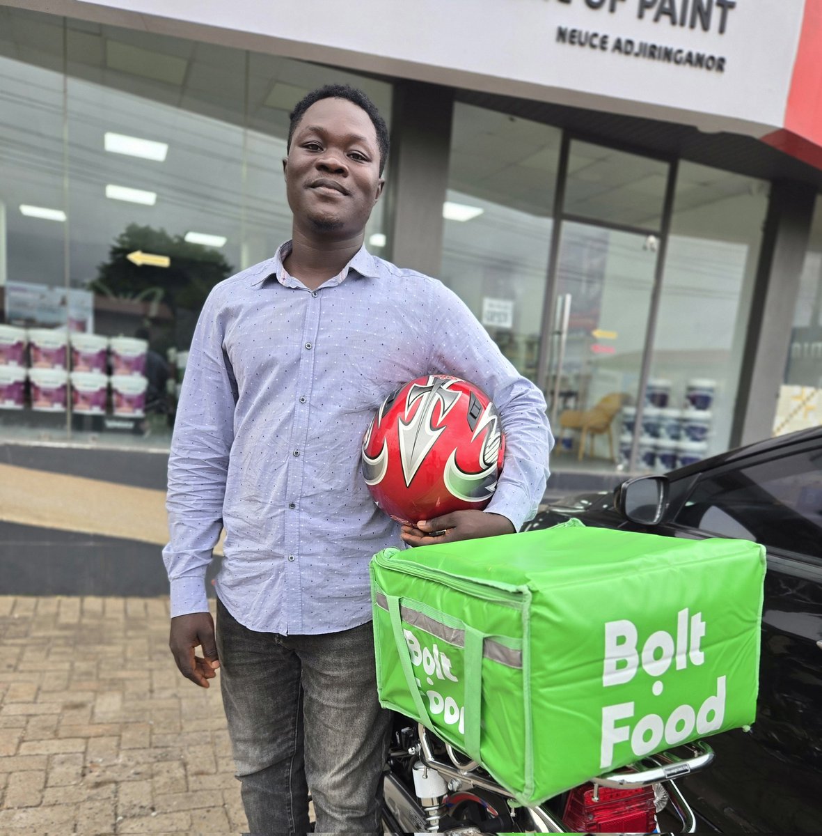 If you're looking for a reliable and trustworthy delivery guy in Accra, I can confidently recommend this gentleman. Call Noah on 0544414688.