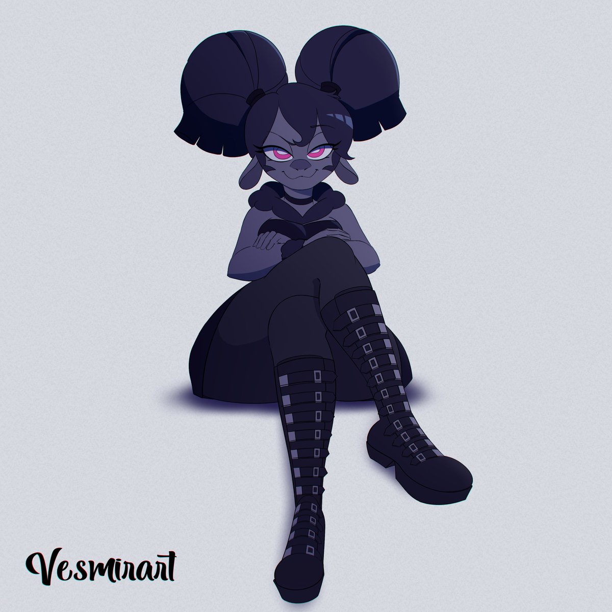 Vesmirart's tweet image. Black sheep