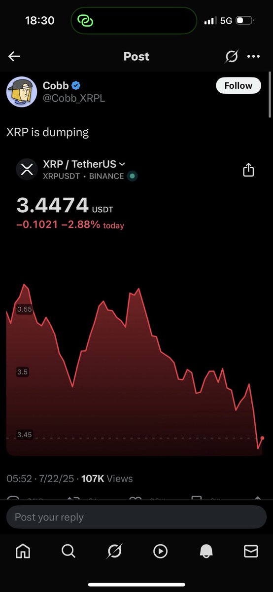 crypy_t's tweet photo. Don’t fall in to the trap 😅#XRP https://t.co/jChc3PDBP3