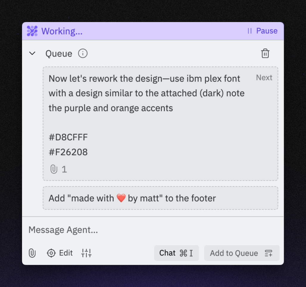 mattppal's tweet image. NEW: Prompt queues are rolling out now on Replit
This is a game changer if you're impatient like me. Give them a shot and let us know what you think!