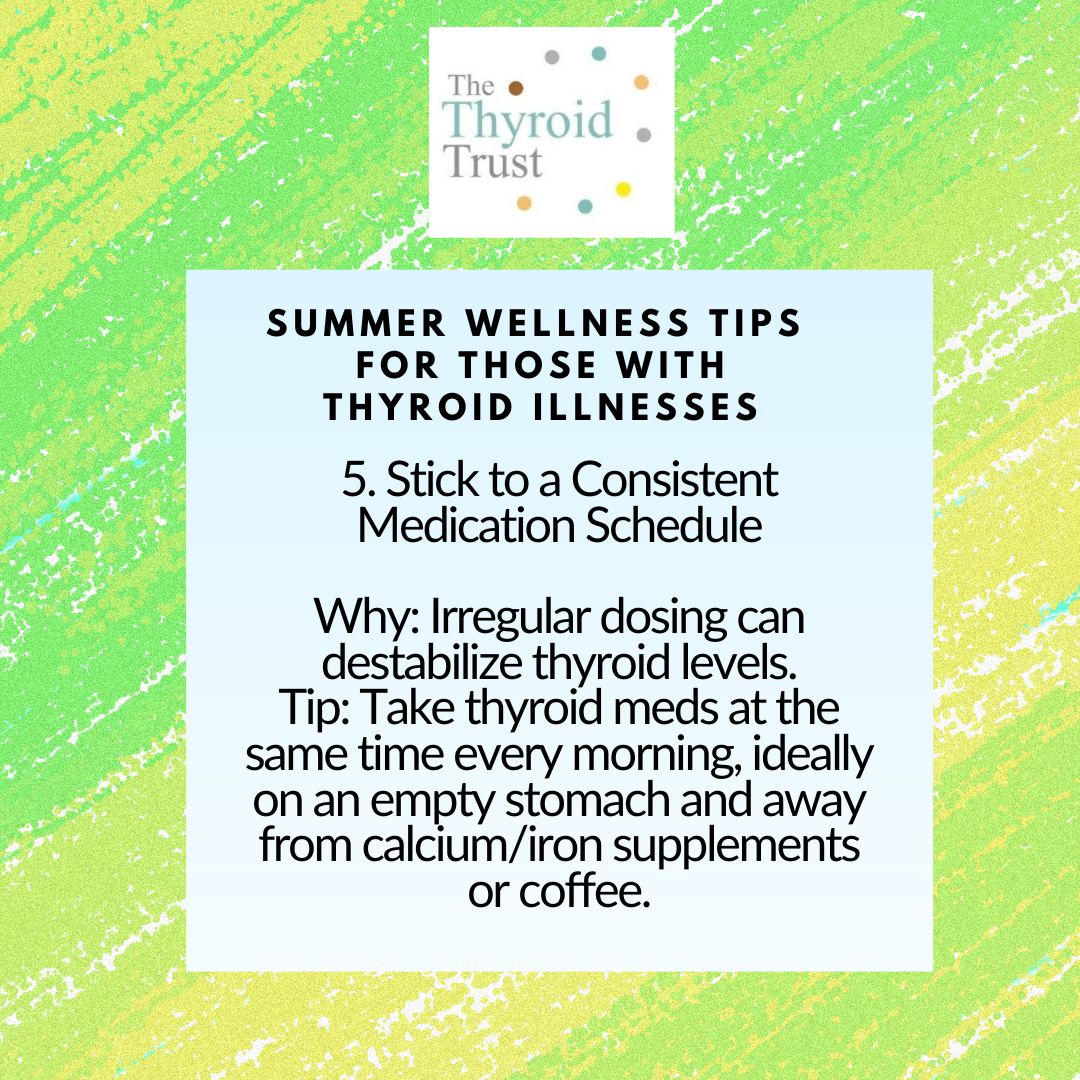 ThyroidTrust's tweet image. #Talk Thyroid
#ThyroidSummerWellnessTips
Learn More here: thyroidtrust.org