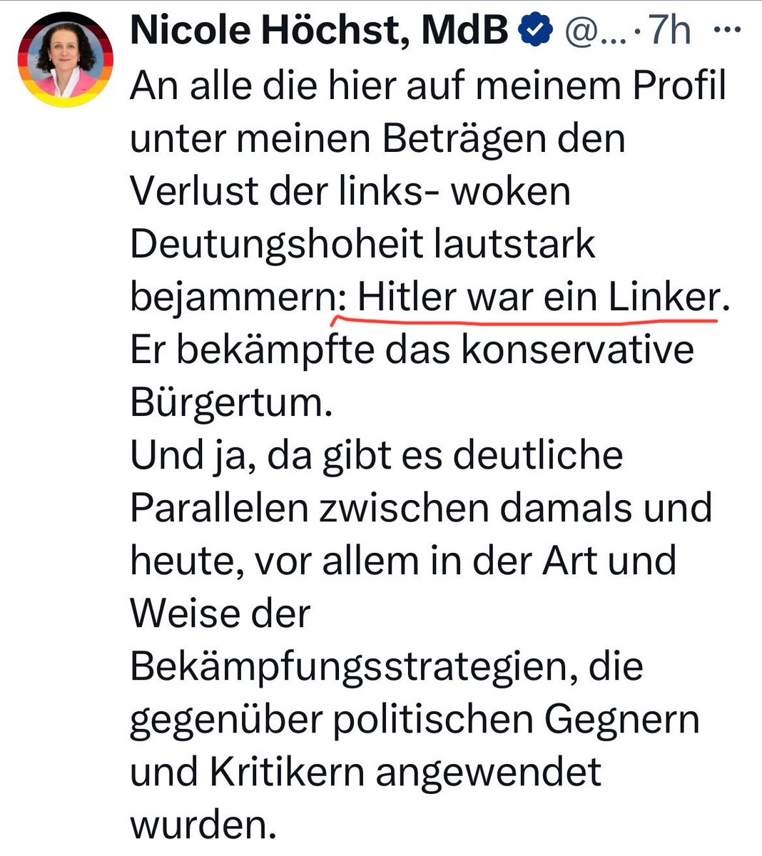 Tweetenti's tweet image. Sowas kommt wirklich nur von Nazis.
Und solche Leute sitzen wieder in einem Deutschen Bundestag. Unfassbar und beschämend.