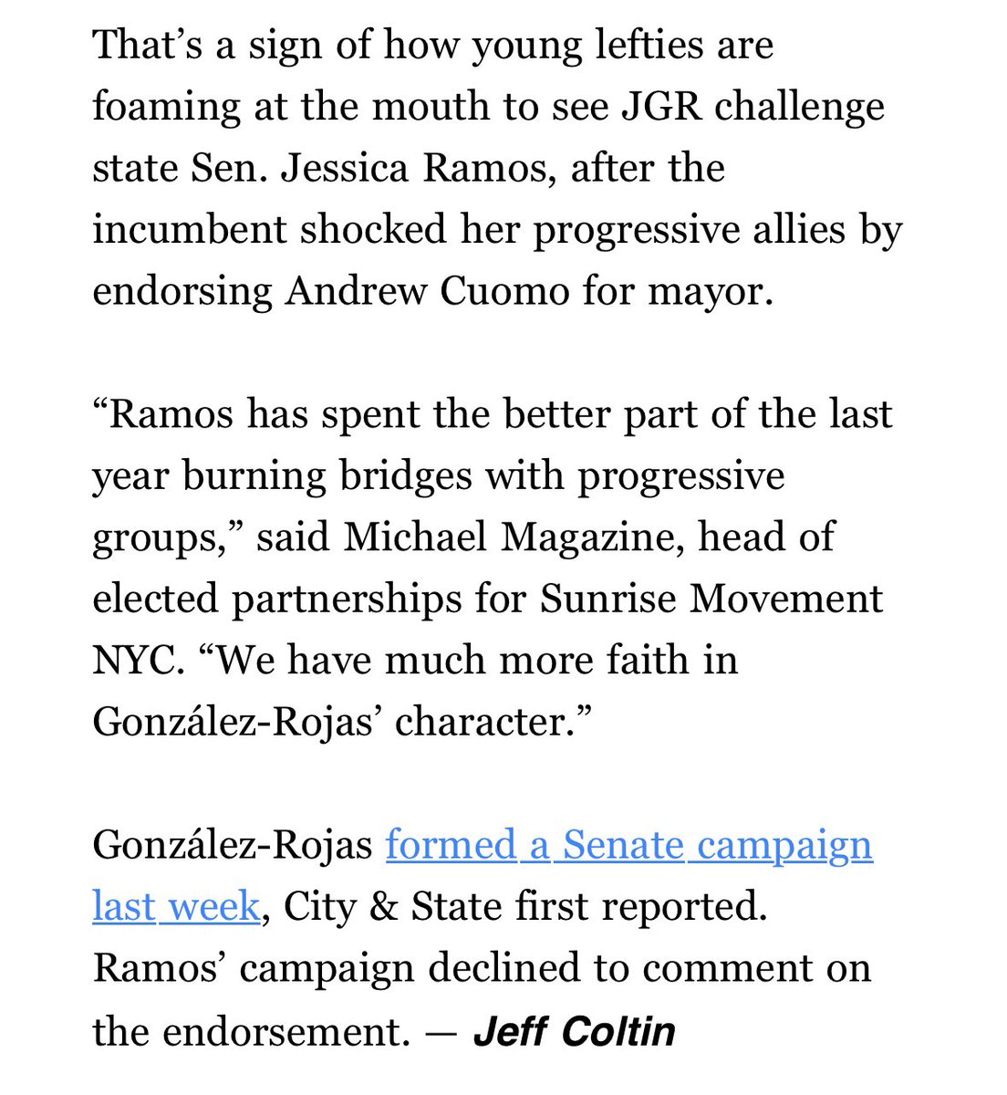 Keanu Arpels-Josiah (on Bluesky!) (@keanuaj) on Twitter photo ๐จIโm proud to share <a href="/sunrisemvmtnyc/">Sunrise Movement NYC ๐
</a> has announced the first organizational endorsement of <a href="/votejgr/">Jessica Gonzรกlez-Rojas (votejgr.bsky.social)</a>โs race for State Senate D-13.
We need representatives who fight for our generation, not billionaires. Jessica Gonzร lez-Rojas is the fighter our generation needs. ๐จIโm proud to share <a href="/sunrisemvmtnyc/">Sunrise Movement NYC ๐
</a> has announced the first organizational endorsement of <a href="/votejgr/">Jessica Gonzรกlez-Rojas (votejgr.bsky.social)</a>โs race for State Senate D-13.
We need representatives who fight for our generation, not billionaires. Jessica Gonzร lez-Rojas is the fighter our generation needs.