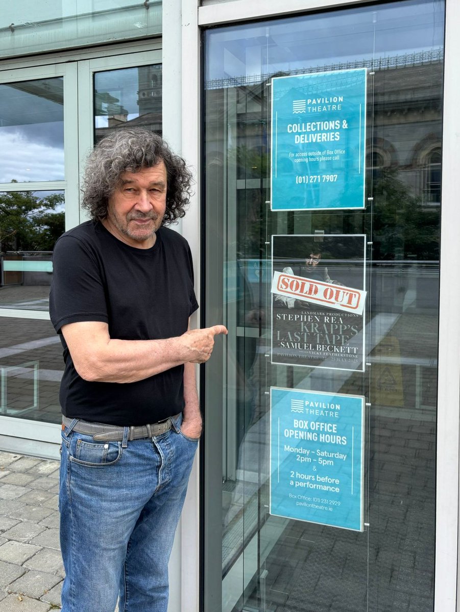 LandmarkIreland's tweet image. Our limited run of #KrappsLastTape begins tonight at @PavilionTheatre, Dún Laoghaire
🗓️22 - 25 July
🎟️SOLD OUT
These are the only Irish performances this year before we head over to the @nyuskirball from 8 - 19 Oct 🗽
