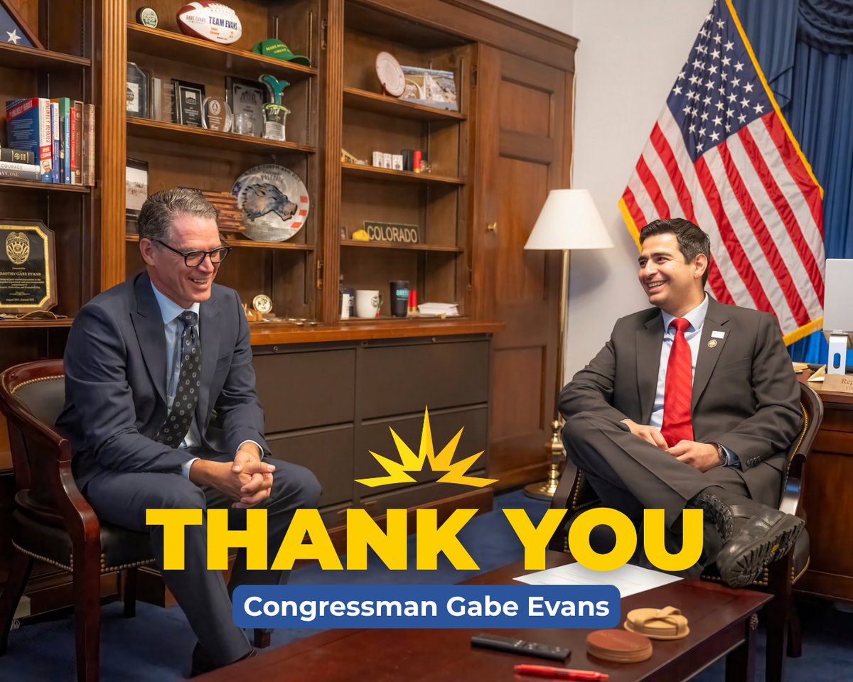 LIBREinitiative's tweet image. Thank you for meeting with LIBRE, @RepGabeEvans! We’re excited about the opportunity to partner with you and work together to deliver prosperity for the Latino community. #LIBRECapCon2025